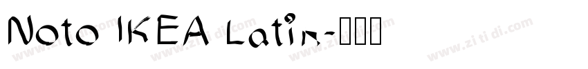 Noto IKEA Latin字体转换